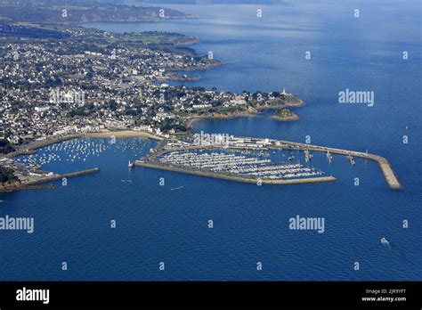 Saint Quay Portrieux Brittany North Western France Aerial View Of