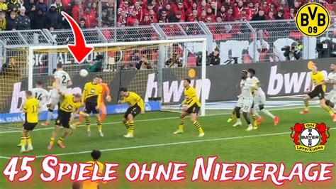 Dortmund Vs Leverkusen 1 1 Leverkusen 45 Spiele Ohne Niederlage