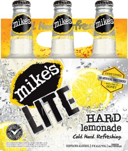 Mikes Lite Hard Lemonade 6 Bottles 112 Fl Oz Kroger