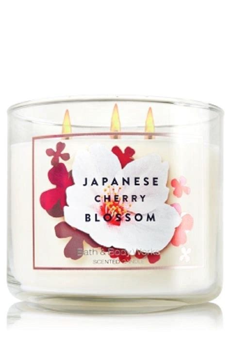 Bath And Body Works Japanese Cherry Blossom Wick Candle Ounce