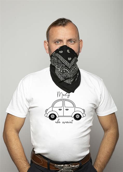 Koszulka Mały ale wariat Klasyczna koszulka męska z nadrukiem T shirt