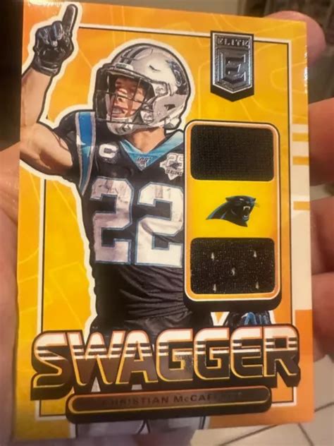 Touch `🔥 Christian Mccaffrey 🔥 Panini Donruss Player Worn Jersey