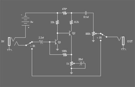 Electric Guitar Distortion Circuit Diagram - Circuit Diagram