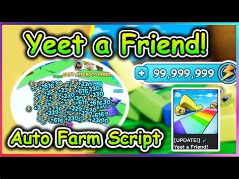 NEW Roblox Yeet A Friend Script Auto Farm GUI More YouTube