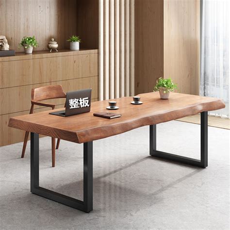 large board solid wood computer desk desktop minimalist desk conference