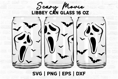 Halloween Horror Libbey Glass Svg 16 Oz Graphic By Ww Digital Art · Creative Fabrica