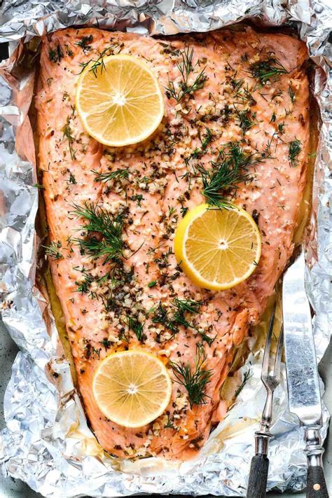 Baked Sockeye Salmon Recipe Lemon Garlic Butter The Big Mans World