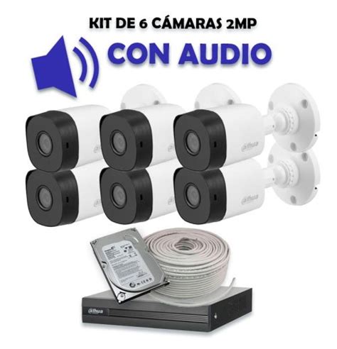 Kit De C Maras Mp Audio Dahua C Maras De Seguridad