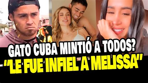 Melissa Paredes RevelÓ Que El Gato Cuba Le Fue Infiel Con Ale Venturo En Vivo Youtube