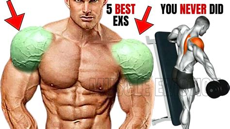 Best Shoulders Workout With Dumbells Barbell Machine And Cable At Gym