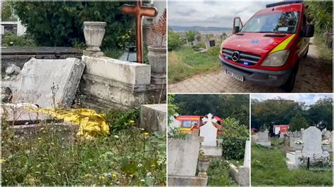 O femeie a murit strivită de o cruce într un cimitir din Cluj Napoca