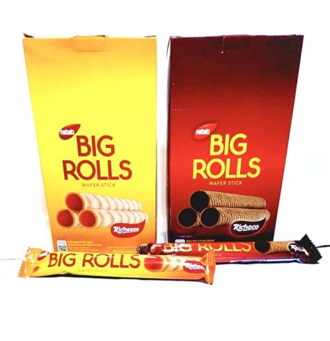 Nabati Big Rolls Wafer Stick 1 Box Isi 20 Lazada Indonesia