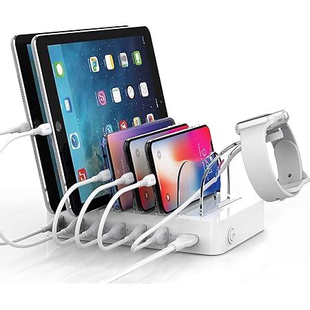 Amazon SooPii Quick Charge 3 0 60W 12A 6 Port USB Charging Station