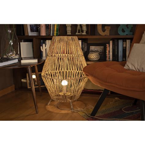 SISINE 70 LAMPE DE TABLE PAILLE JUTE