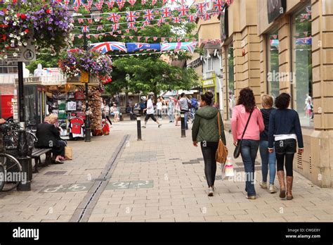 Busy Street With Many British Flags Hi Res Stock Photography And Images