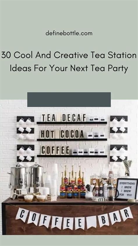 30 Cool Tea Station Ideas That Will Make You Like Tea Tea Station