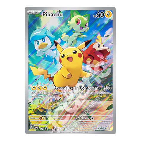 Promo SVP027 Pikachu Illustrazione Rara IT MINT Federicstore