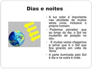 Os Dias E As Noites Ocorrem Porque - Dias e noites | PDF