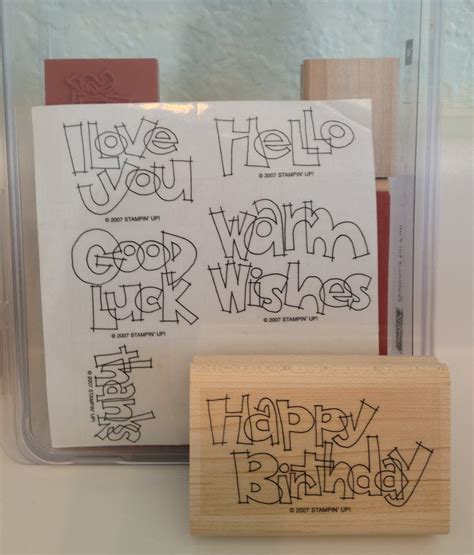 Hand To Paper MORE STAMPIN UP STAMPS FOR SALE