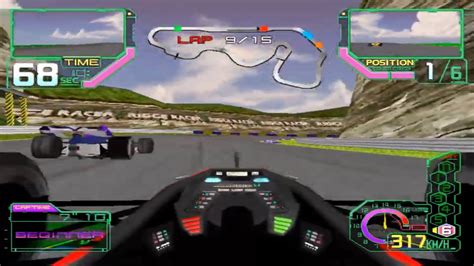 Ace Driver Victory Lap Namco System 22 Red Car Stream Field Circuit 15 Laps Full Race