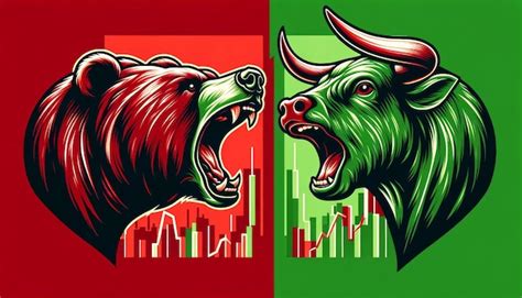 Premium Photo Bull Vs Bear Symbols Of Stock Market Trends Fierce