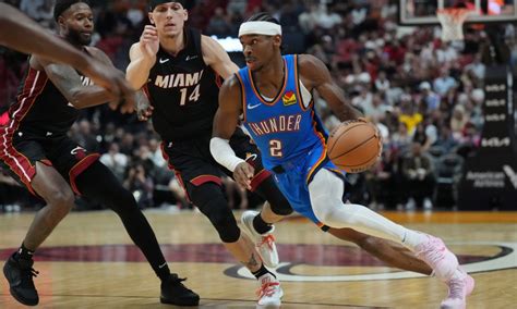 Heat Vs Thunder Lineups Injury Reports Broadcast Info For Friday