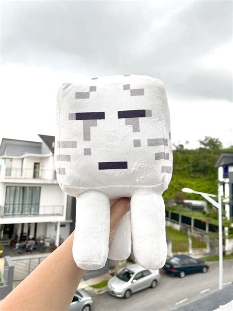 Minecraft White Ghast Plush, Hobbies & Toys, Toys & Games on Carousell