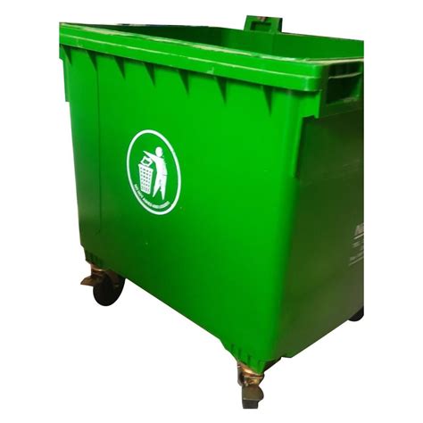 Plastic Green Mild Steel Wheeled Dustbin At Rs 800 In Hyderabad ID