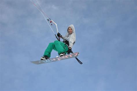 Snow Kiting Wow Kiteboarding