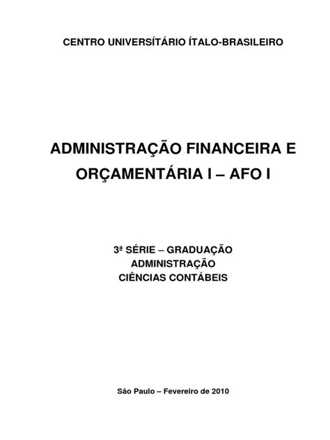 Pdf Apostila Adm Finan As E Or Amentos Dokumen Tips