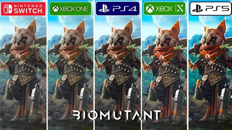 Biomutant Nintendo Switch Vs PS5 Vs PS4 Vs Xbox Series X Vs Xbox One