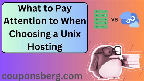 What To Pay Attention To When Choosing A Unix Hosting