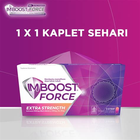 Jual IMBOOST Tablet Imboost Force Extra Strength Immunity Daya Tahan