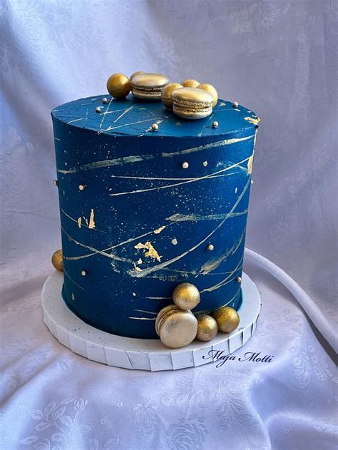 In Art Deco Style Decorated Cake By Maja Motti Cakesdecor