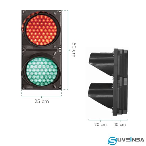 Sem Foro Led Para Uso Industrial Cm Suveinsa