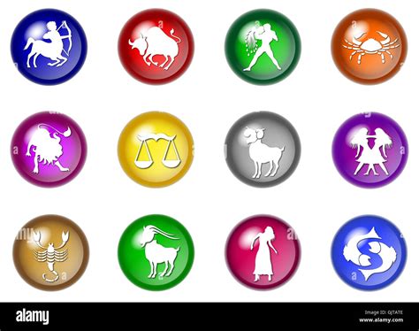 Zodiac Buttons Hi Res Stock Photography And Images Alamy