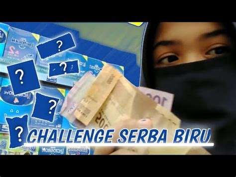 Challenge Belanja Serba Biru CHALLENGE 20 RIBU BELANJA SERBA