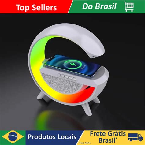 Carregador sem fio multifuncional Stand Pad alto falante Estação