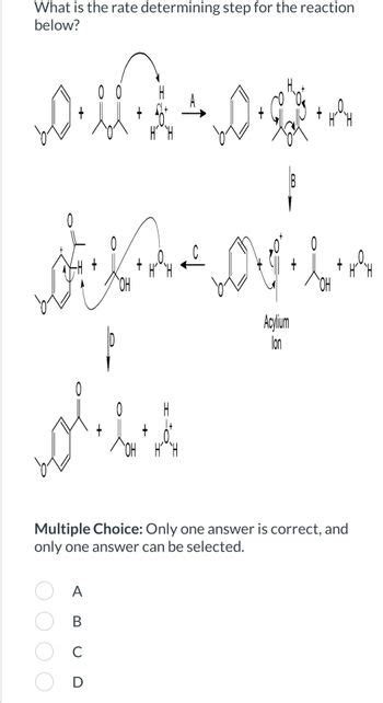 Answered What Is The Rate Determining Step For Bartleby