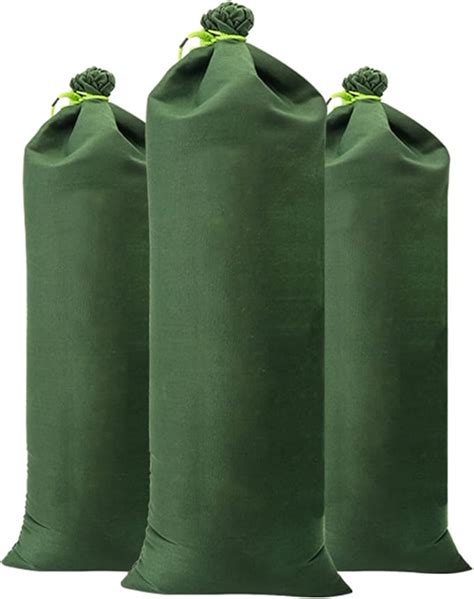 Iuibmi Pcs Sandless Sand Bags For Flooding Thickened Canvas Sand