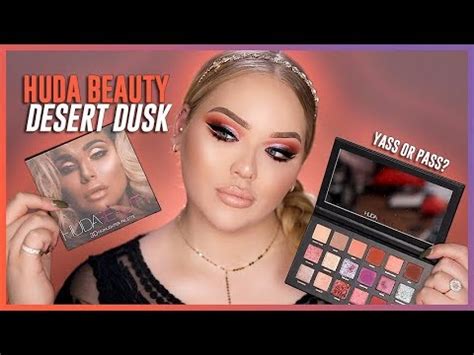 HUDA BEAUTY DESERT DUSK PALETTE Review Swatches YouTube