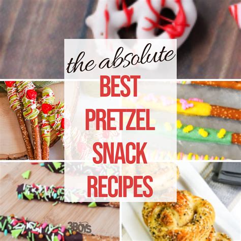 Pretzel Snack Recipes - 3 Boys and a Dog