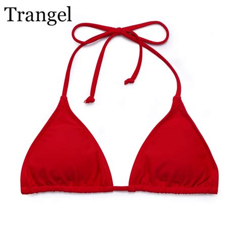 Trangel 2018 New Sexy Bikini Women Swimwear Top Bikini Bottoms Two