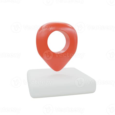 map. 3d render 22278145 PNG