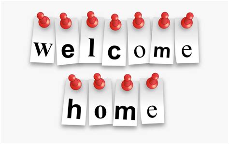 Clip Art Welcome Home, HD Png Download - kindpng