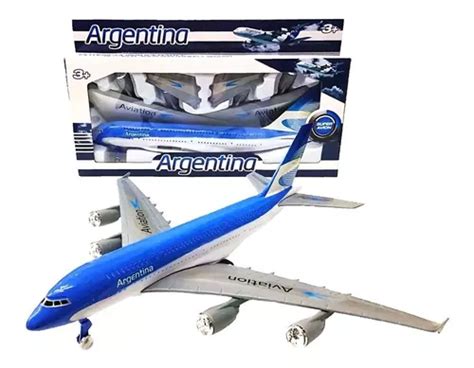 Avion Juguete Para Armar Aerolinea Argentina Grande En Caja Mercadolibre