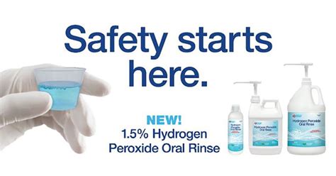 New Denmat Hydrogen Peroxide Oral Rinse Now Available