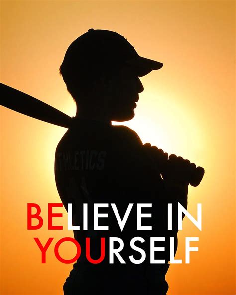 Baseball Confidence Human Silhouette Movie Posters Poster