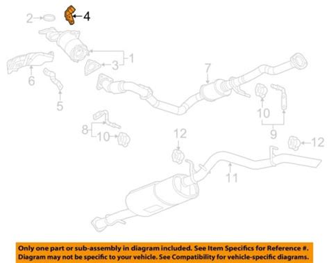 GM OEM Exhaust System Catalytic Converter Upper Bracket 12651862 EBay