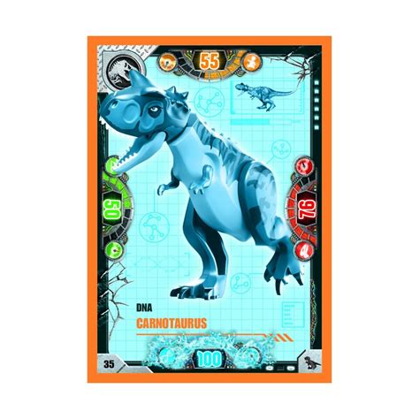 35 DNA Carnotaurus Dinosaurier Karte Serie 2 0 39